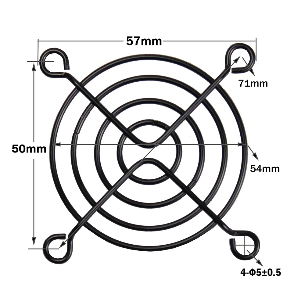 Imagem -03 - Adolesuon Tela Protetora de Aço de Metal Tela de 60 mm para Grelhar 60x60 mm 6cm Grelhas de Ventilador com 100 Peças