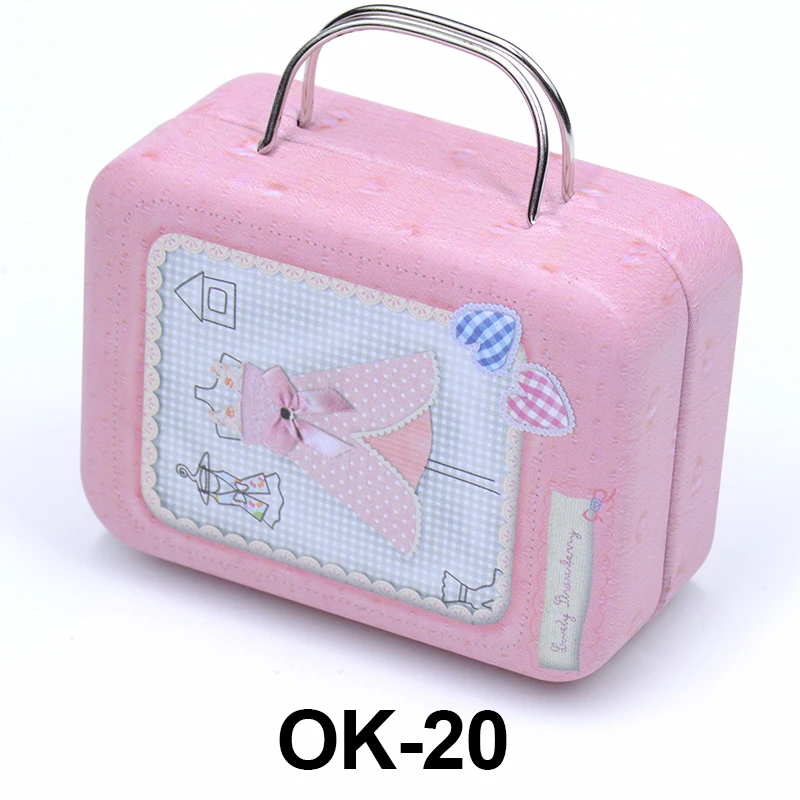 Private Label Eyelash Packaging Box High Quality 25mm Mink Eyelashes Packing Case Suitcase Styles Box for Wholesale