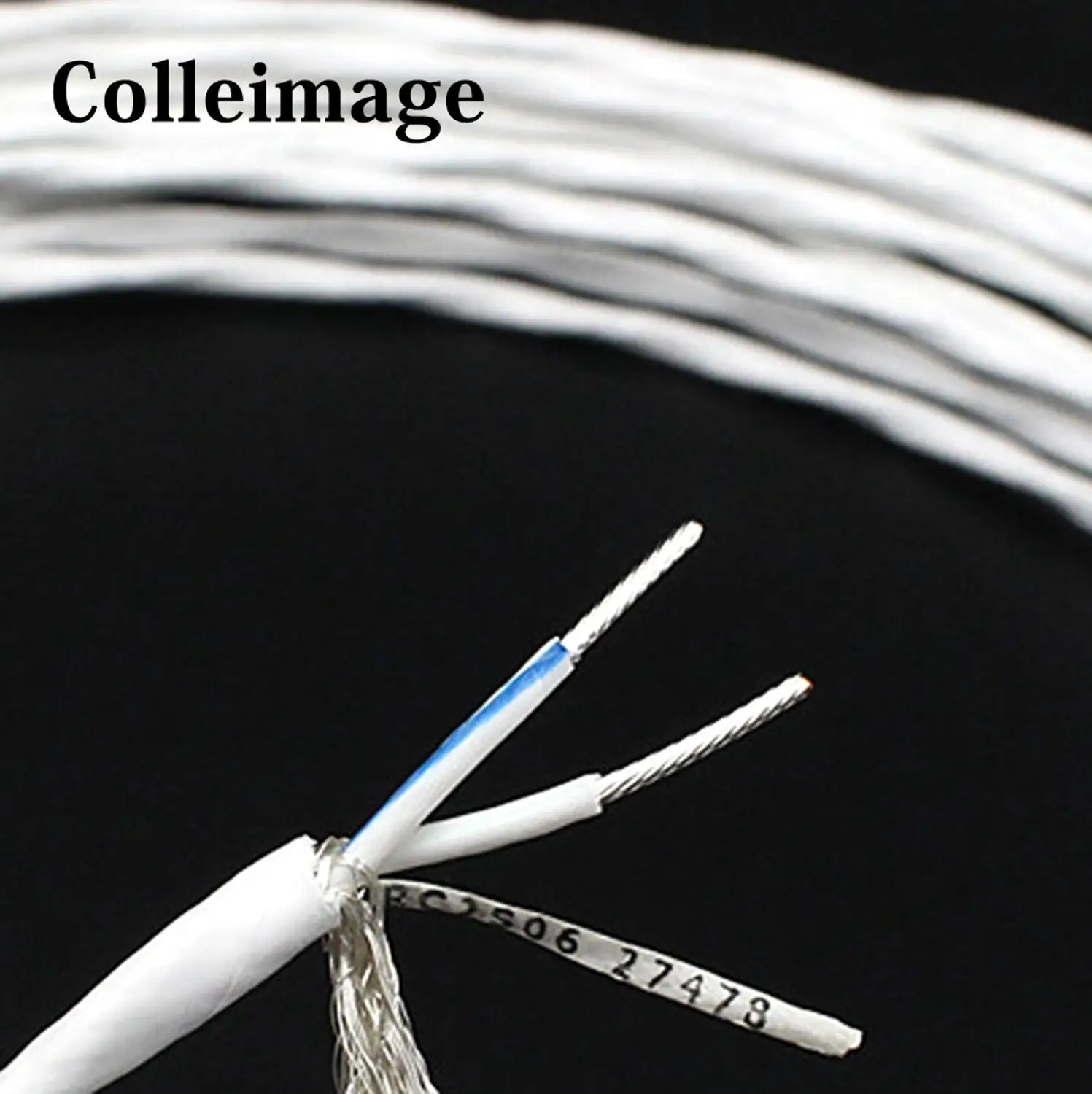 Colleimage Hifi 4MM Silver plated HIFI AMP CD Player VCD DVD Audio Pure Copper RCA XLR signal Audio Cable