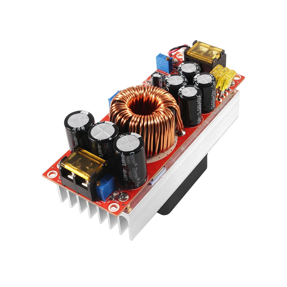 1500W 30A DC-DC Boost Converter 10-60V do 12-90V zwiększona moc moduł zasilający prądu stałego konwerter napięcia konwerter zasilania