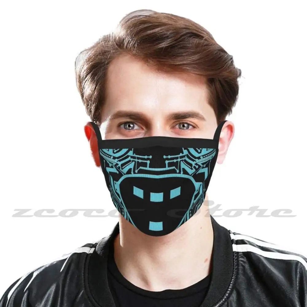 Hij Bestrijdt Voor De Gebruiker! Masker Volwassen Kind Wasbare Pm2.5 Filter Logo Creativiteit Tron Encom Video Game Sark Dillinger Flynn