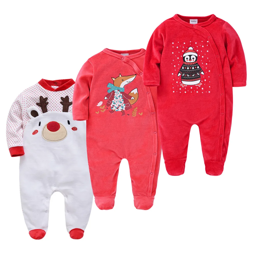 

Honeyzone 3pcs/lot Baby Clothes Rompers Full Sleeve Cartoon Print Unisex Jumpsuits Playsuits Pyjama Pajama Pijama Bebe Naissance