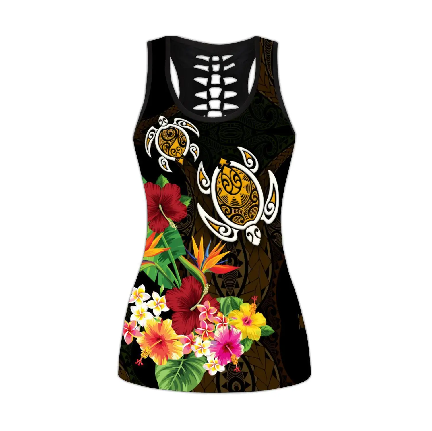 Beautiful Amazing Ponylesian Turtle Tattoo 3D Over Printed Legging & Tank top Sexy Elastic Female Skinny Leggings DDK27
