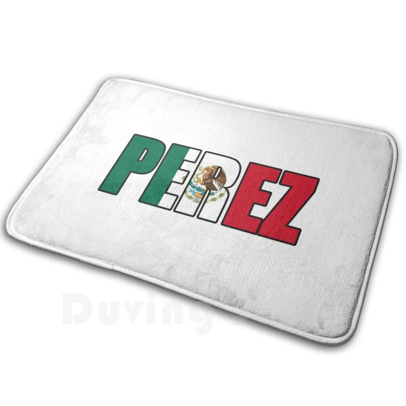 Sergio Pérez Mexico Carpet Mat Rug Cushion Soft Sergio Pérez Perez Racing Point Force India Fan Products Fan Driver