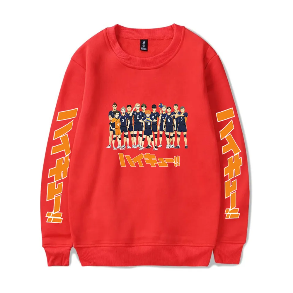 Haikyuu Hoodies Unisex Karasuno High School Volleyball Club Anime Hoodie Male Streetwear Fashion Sweatshirt Jacket Pullover
