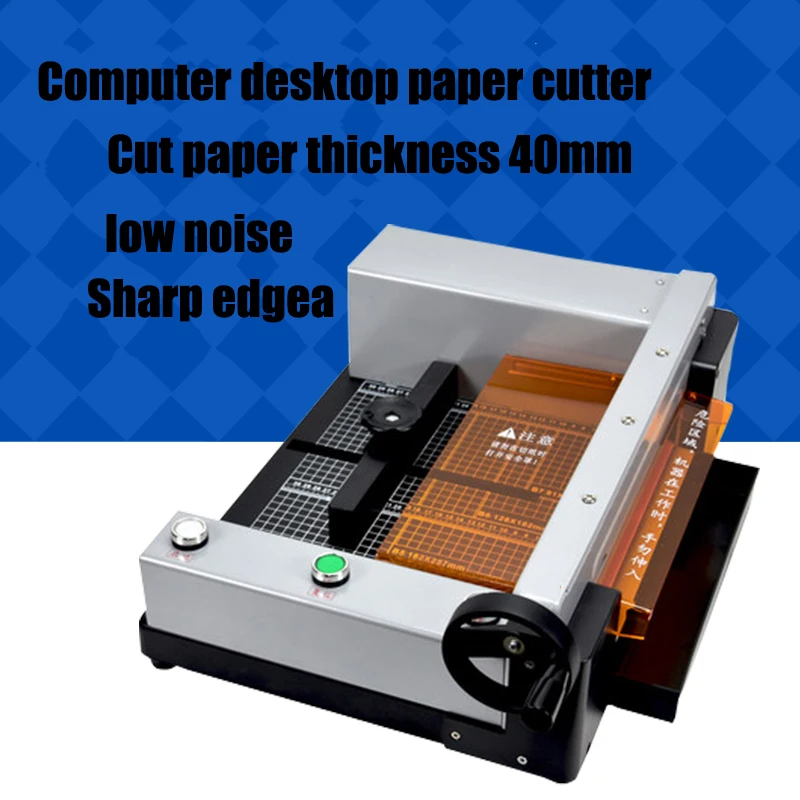 

G-400 Electric Paper Cutter 4CM Thick Layer Book Photo Cutter Paper Trimmer Diy Office A4 Size Cutting Machine