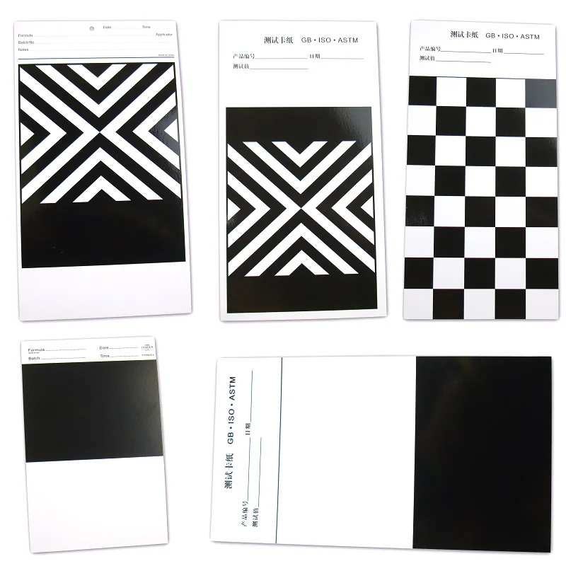 Hiding power determination Card paper Black and white paper Reflectivity Test card paper Twill paper Coating proofing