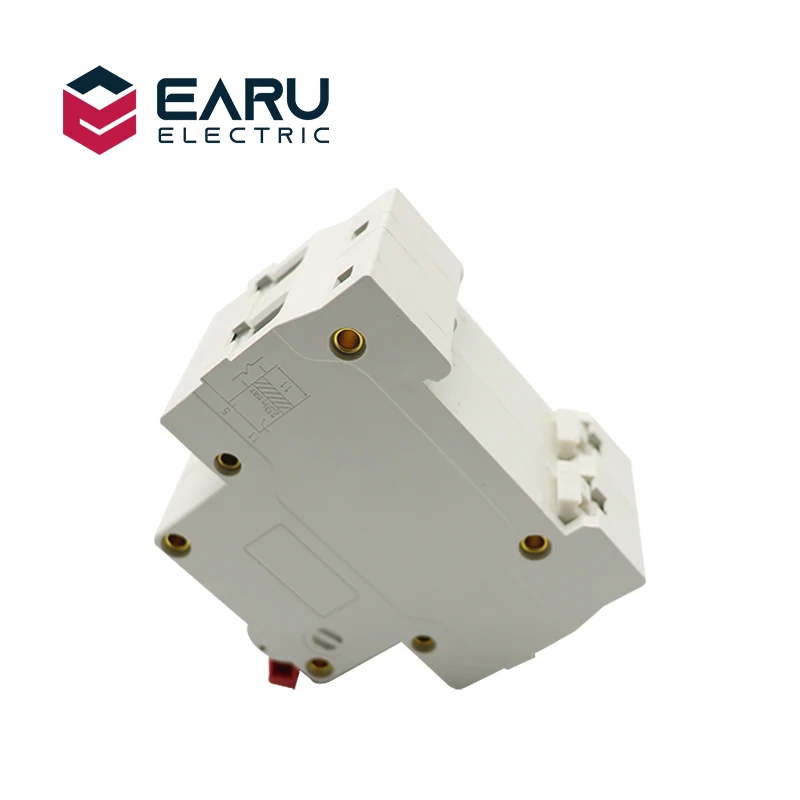 C45n 2 polo 3a/6a/10a/16a/20a/32a/40a/50a/63a 400v mcc tipo mini interruptor mcb que monta 35mm trilho do ruído que quebra a capacidade 6ka