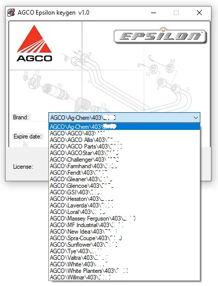 AGCO Epsilon Security Key Generator