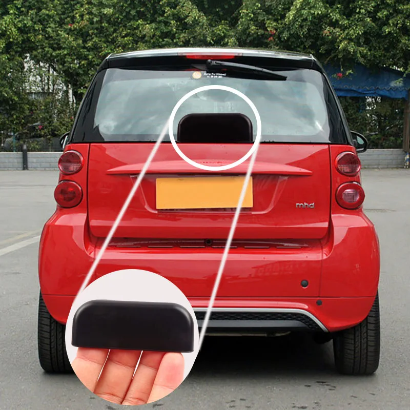 ABS Plastic Car trunk handle Sticker Auxiliary Knob Exterior Decoration For Smart Fortwo 451 W453 Rear Bumper Trunk Accessories