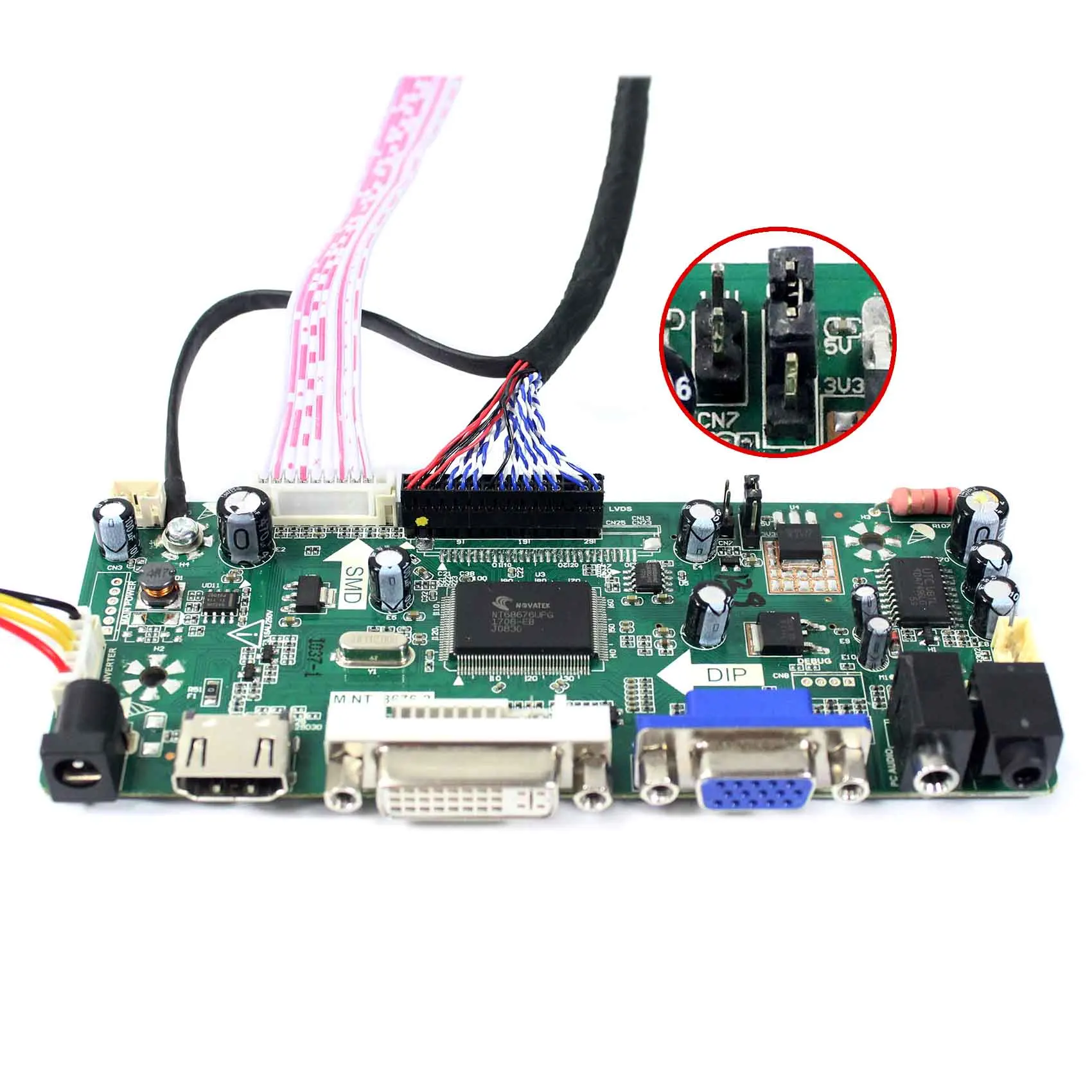 ألواح HDMI وVGA لآلات Arcade 1up ، M170ETN01.1 ، 4.0 ، DVI ، 17in ، 1280x1024