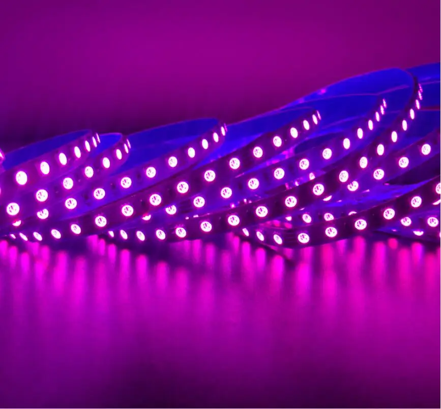 Imagem -05 - Estreito Slim Led Rgb Strip Decoração Fita Macia Colorido Armário de Balcão Interior 5m mm 12v 3838 4040 120 Leds por m