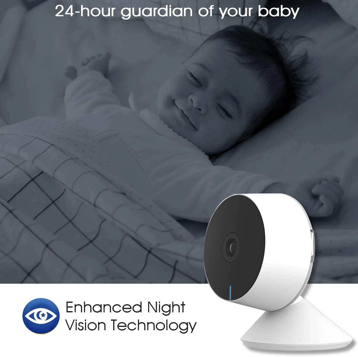 Laxihub – Mini caméra de Surveillance intérieure IP wifi 2mp/3mp/2K, dispositif de sécurité sans fil, babyphone vidéo