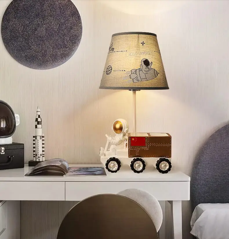 

Cartoon Creative Boy Children's Room Bedroom Bedside Lamp Desk Modern Minimalist Eye Protection Table Lamp