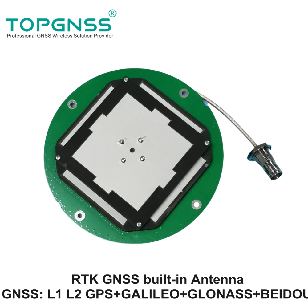 TOPGNSS High-precision RTK GNSS GPS antenna ZED-F9P GPS Antenna high gain CORS Antenna TNC-K  3-18V GNSS GPS GLO GAL BDS,TOP156