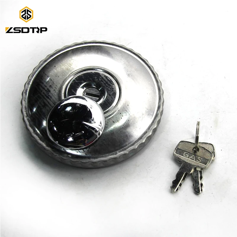 Alconstar -CJ- K750 Side Motorcycle Stainless Steel Fuel Tank Lock Cap with Key For Motor Ural M72 BMW R50 R1 R12 R 71