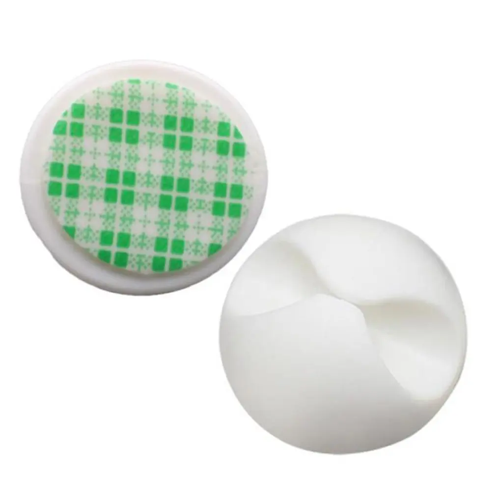 Scheda di linea autoadesiva con Clip di fissaggio per avvolgimento dell'organizzatore di archiviazione del mozzo autoadesivo in Silicone fisso da tavolo