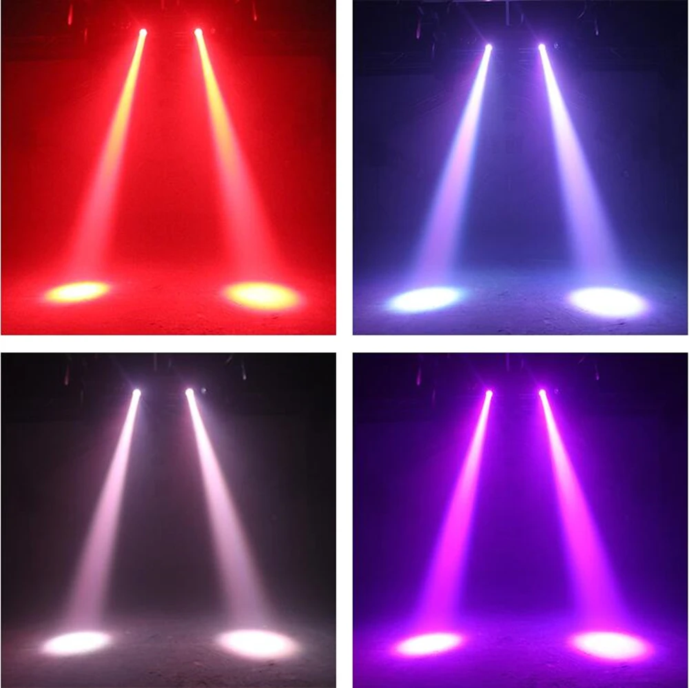 Rgbw levou luz principal móvel, 4in 1, 60w, super brilhante, dj, dmx controle bar luzes, 4pcs