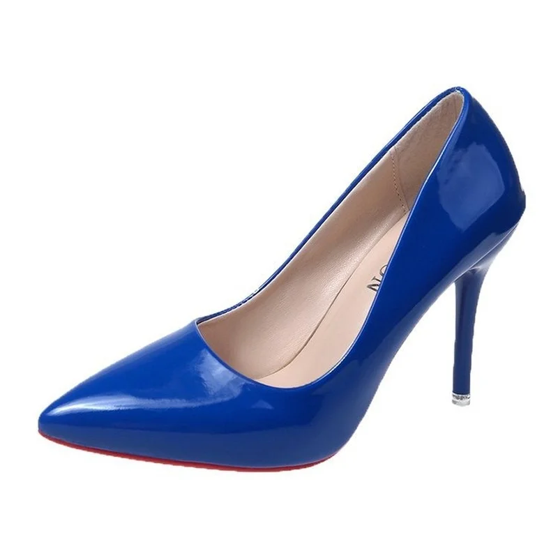 Women Shoes Red High Heels Sexy Pointed Toe 12cm Pumps Wedding Dress Shoes Nude Black Color Red Rubber Bottom High Heels