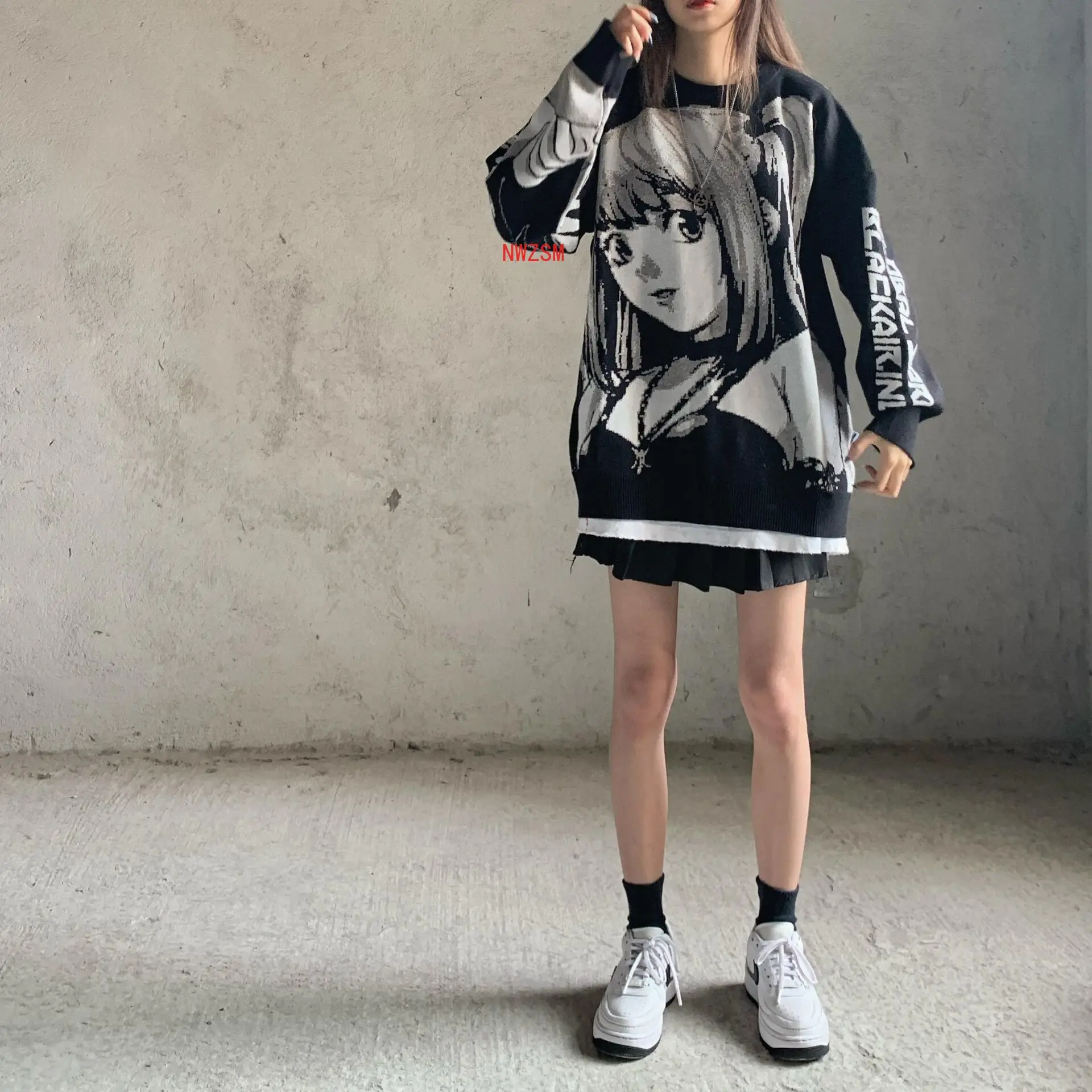 Anime Death Note Misa Amane Cosplay Tops Hoodie Uniform Outfit Harajuku Streetwear Korean Oversize Pullover Sweatshirt For Women