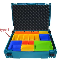 Makita P-83652  MacPak Insert With Coloured Compartments  box Tools suitcase case 821549-5（type 1)