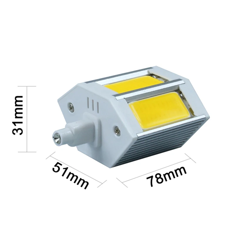 Imagem -04 - Lâmpada Led E27 R7s Tela de 78 mm 118 mm 135 mm 10w 15w 25w e 35w Substituição de Holofote de Halogênio