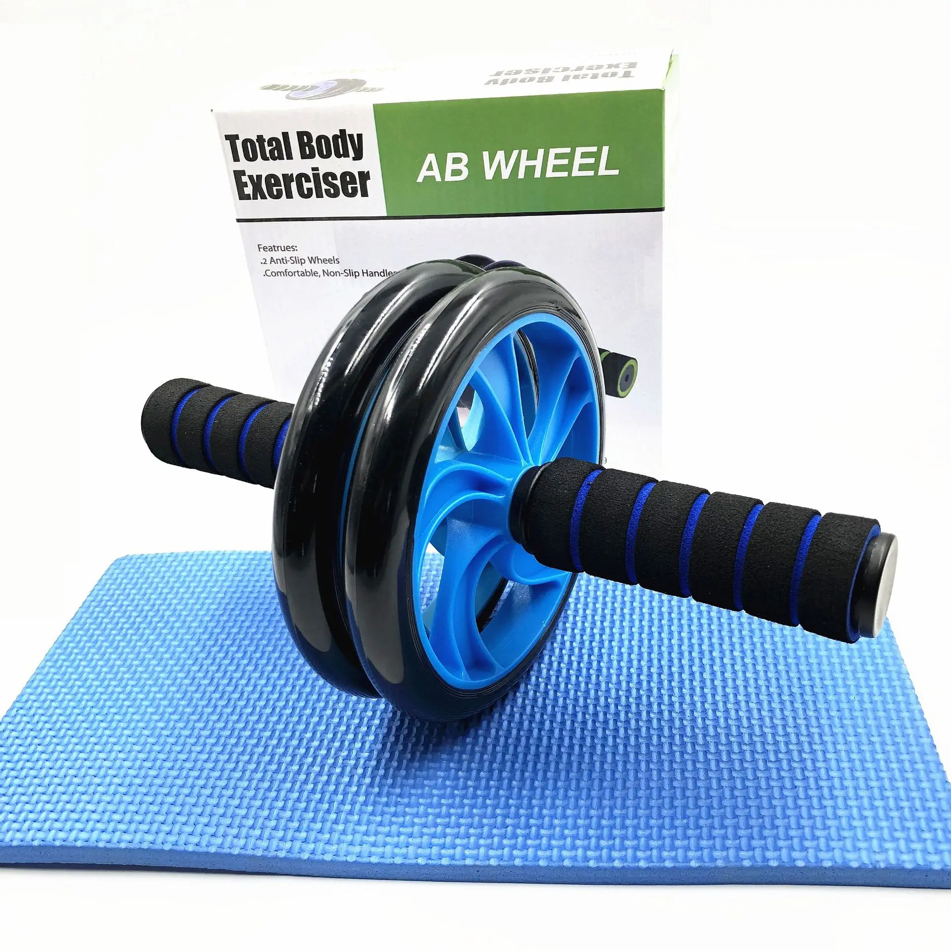 

Gym Trainer Ab Roller Training Home Fitness Double Wheel stable Abdominal Power Wheel abdomen Muscle Exercise Equipment