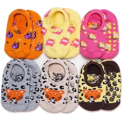 Kawaii Cartoon Tiger Series Children's Socks For Infantil Cartoon Cotton Short Kids Socks Anti-Slip Floor Socks Baby Accessories