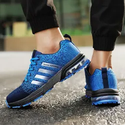 Air Running Shoes Men Lightweight Keep Running Sport Shoes Men Marathon Trainers BIg Size Kint Breathable Shoes Unisex Sneakers