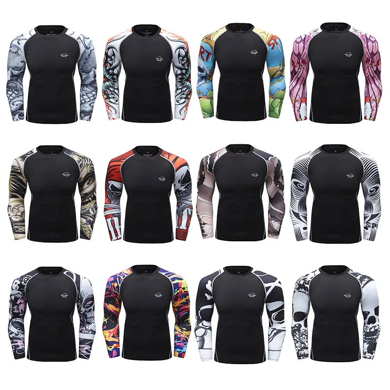 Cody Lundin Hot Sale 4-way Stretch Sunscreen T shirt Men Compression Running Gym Fitness Soft T Shirt jiu jitsu BJJ Rashguard