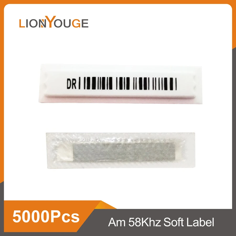 EAS am 58khz weichen label,EAS etikett 5000 stücke