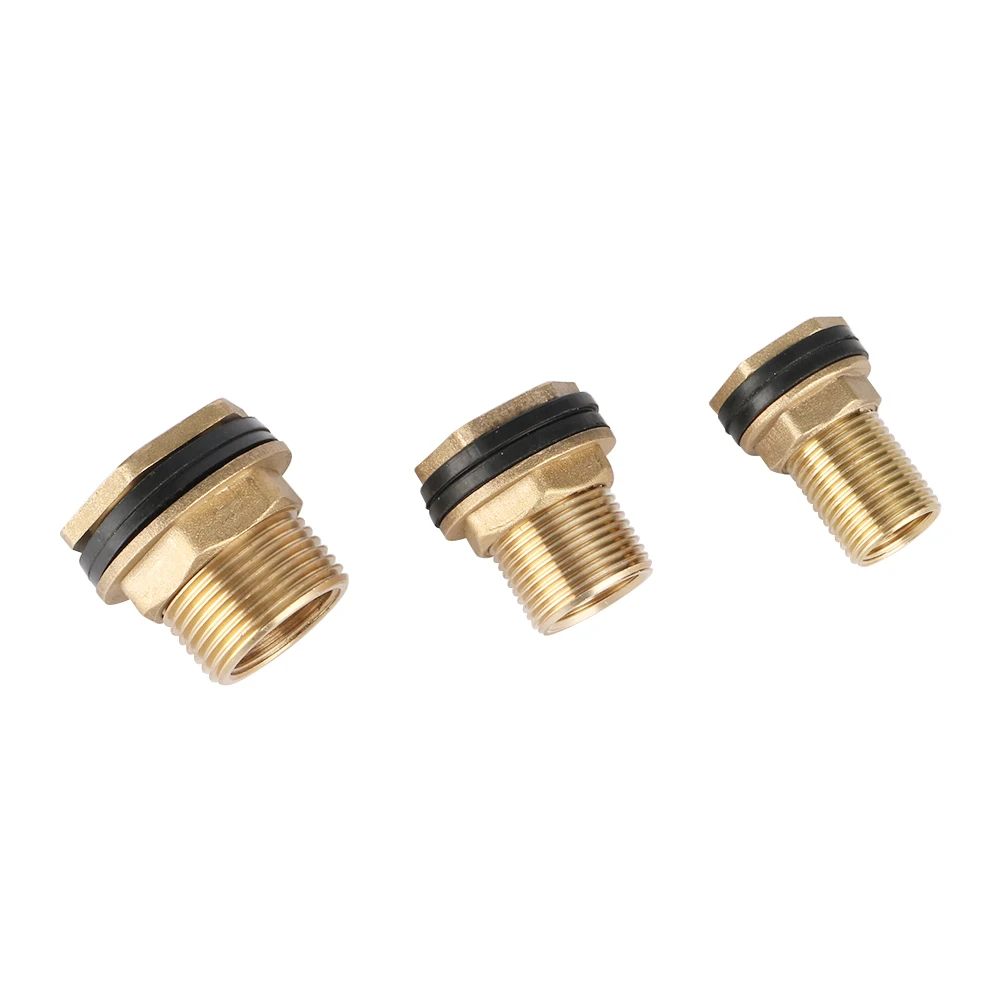 

Garden Pipe Joint 1/2" 3/4" 1" Male Thread To 3/8" 1/2" 3/4" Female Thread Brass Tank Pipe Adapters Water Gas Connector Adapter