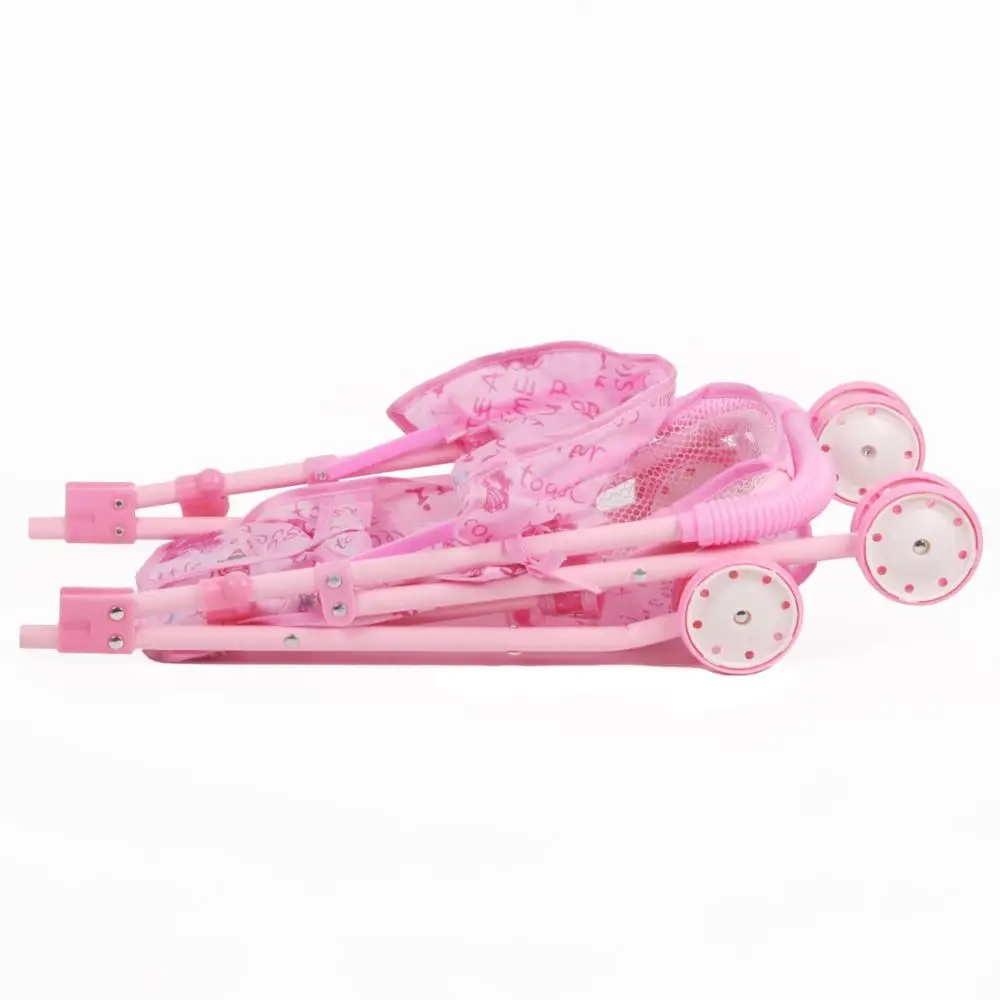 Baby Stroller Trolley Toy For Simulation Doll Accessory Girls Play House Toys Pretended Play Doll Accessories For Kids 8168