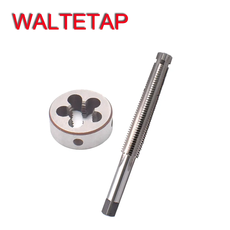 WALTETAP 1 Set Left hand Trapezoidal tap and Die set TR 8 10 12 14 16 X1.5 X2 X3 X4 Screw Thread T R taps  Round Threading dies