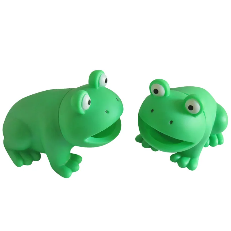 Dog Toy Frog Pet Vocal Hum Frog Trick Vent Scream Vinyl Frog