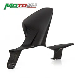 100% Carbon Fiber Motorcycle Rear Hugger Rear Fender Matt Carbon Plain Weave For Ducati Panigale V4 / V4S 2018 2019