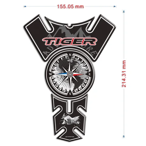 Наклейка s Decal для Triumph TIGER 800 1200 1050 2020 XR RANGE Explorer Adventure Защитная Наклейка на бак Топливный Газ противоскользящая