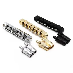 1set Guitar Roller Saddle Tune-O-Matic Bridge For Gibson EPI Les Paul 3 Coloer