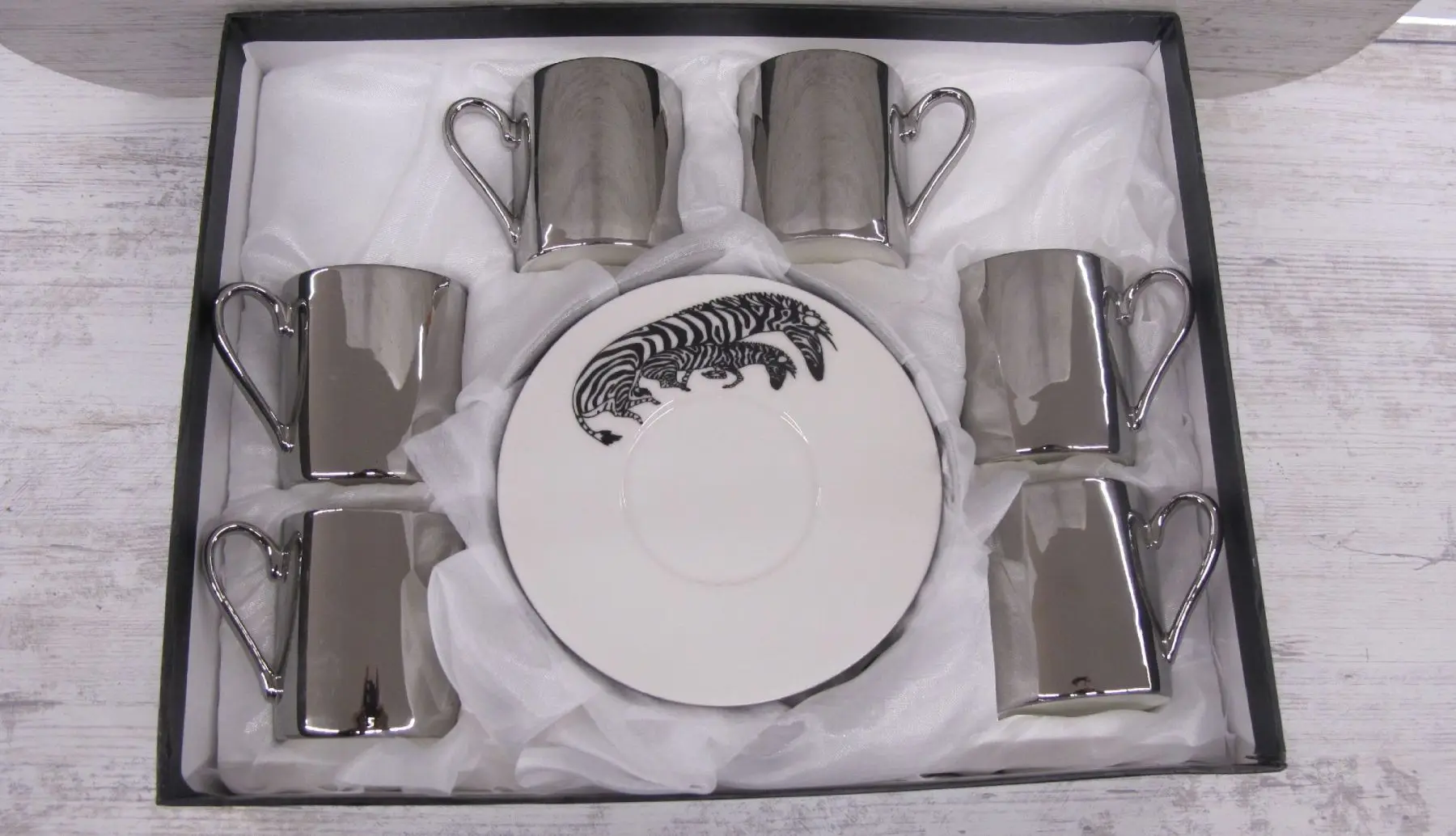 DOLBOVI Acar coffee cup Set Zebra Pattern 12 Piece mug кружка coffee cup cup