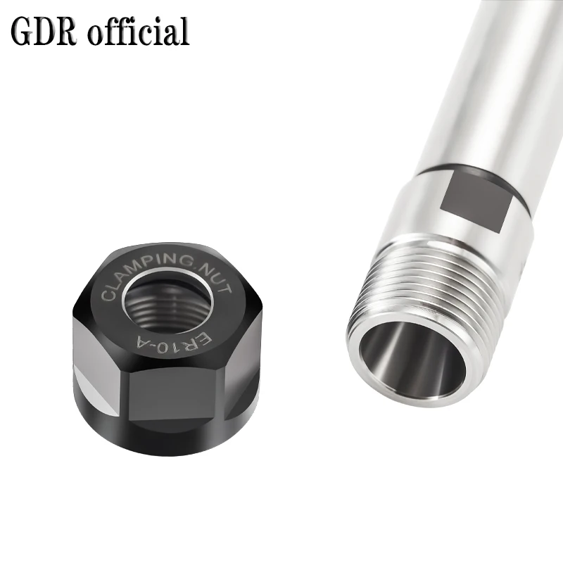 High precision 0.005mm ER extension rod C10 C12 ER8 ER11 ER16 Chuck Processing Straight Shank Extension Rod Collet tool holder