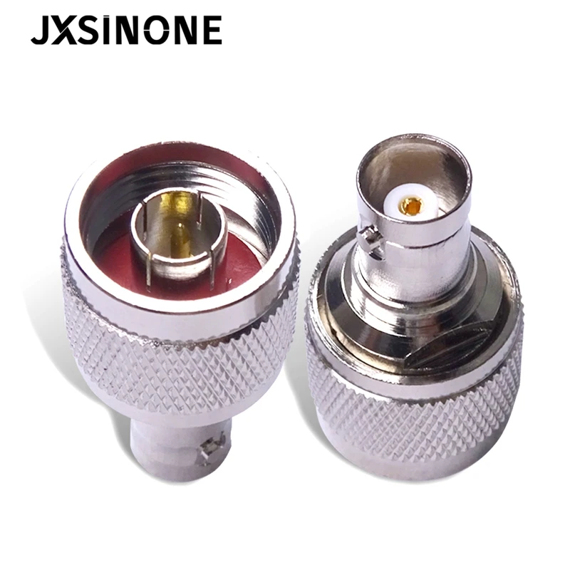 Jxsinone 1pc bncメスジャックにnタイプ雄プラグrf同軸コネクタストレートアダプタC20071