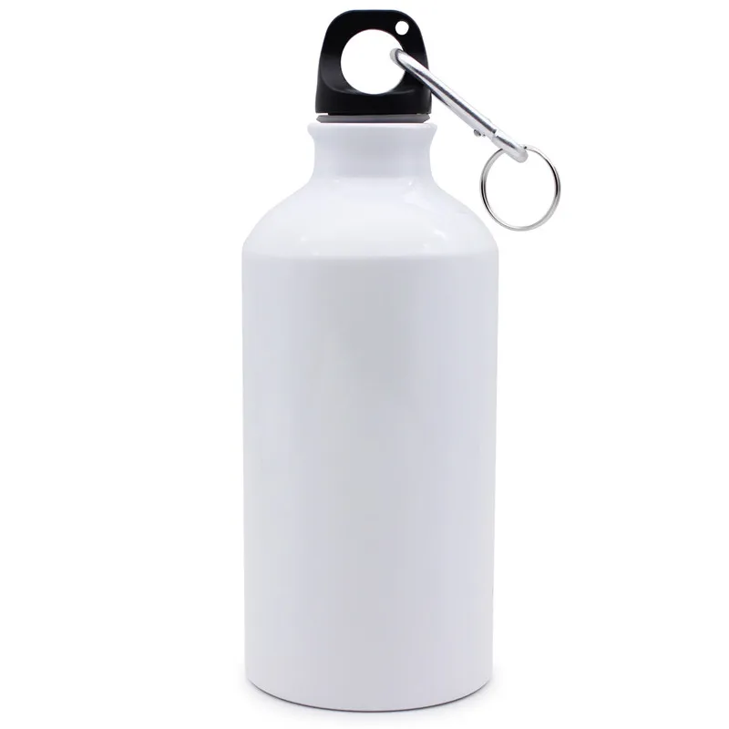 60pcs 500ml Sublimation Blank Aluminum Sport Bottles Hiking Tour Climbing Metal Water Bottle for Customize DIY Gift