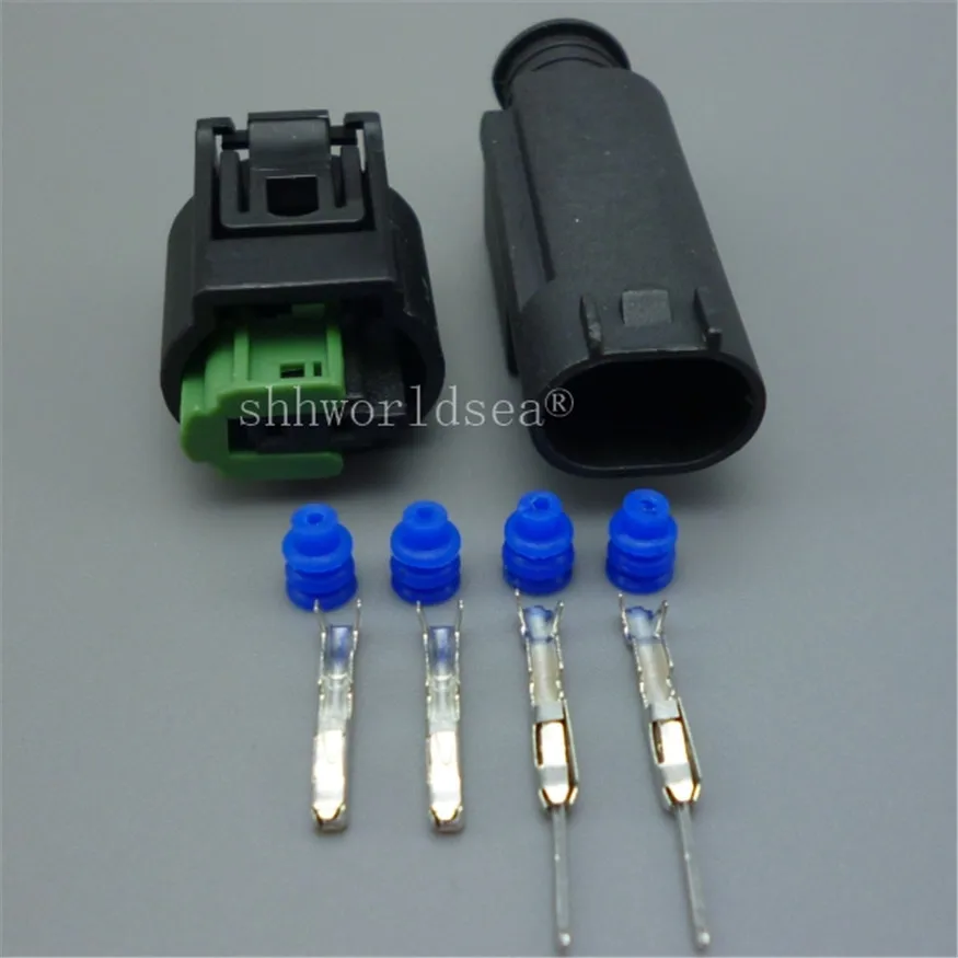 Shhworldsea 2 pin car waterproof for BMW outdoor temperature sensor plug auto Oxygen sensor plug connector 1-967644-1 968405-1
