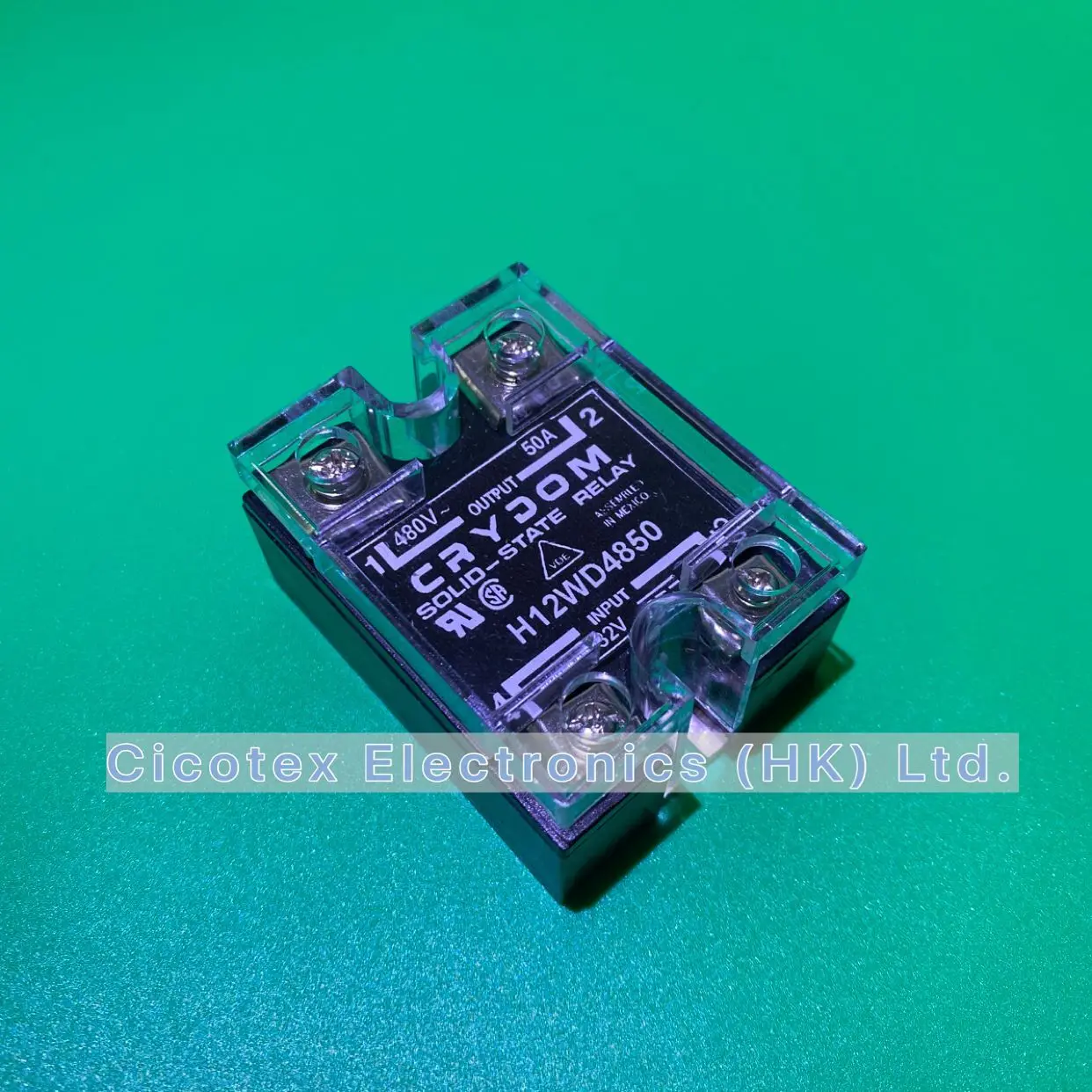 Relais à semi-conducteurs H12W D4850 SSR 50A 660VAC DC, MODULE IGBT H-12WD4850 H12WD-4850 H12 WD4850