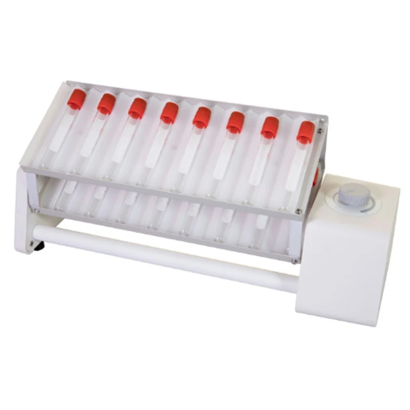 Lab Mixing Equipment Rotator Mixer 0~30rpm Adjustable Speed SK-R30D-E Deck Rocking Rotator With Double Layer Long Deck