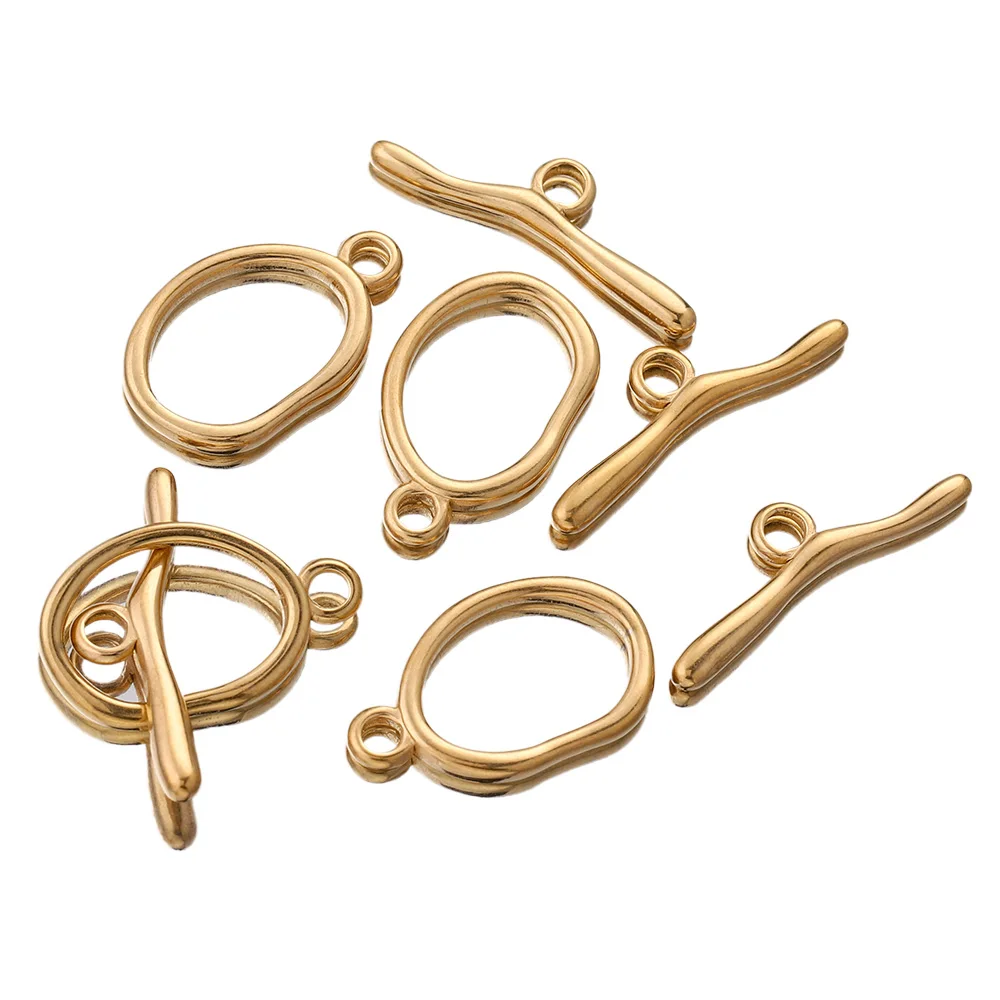 4 Sets Gold Stainle… - image