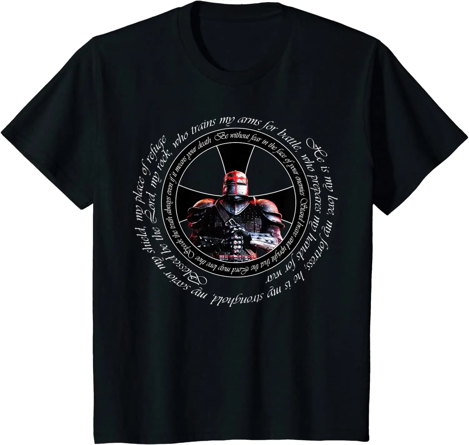 Knights Templar Oath and Prayer Unique Crusader Warriors T-Shirt. Summer Cotton Short Sleeve O-Neck Mens T Shirt New S-3XL