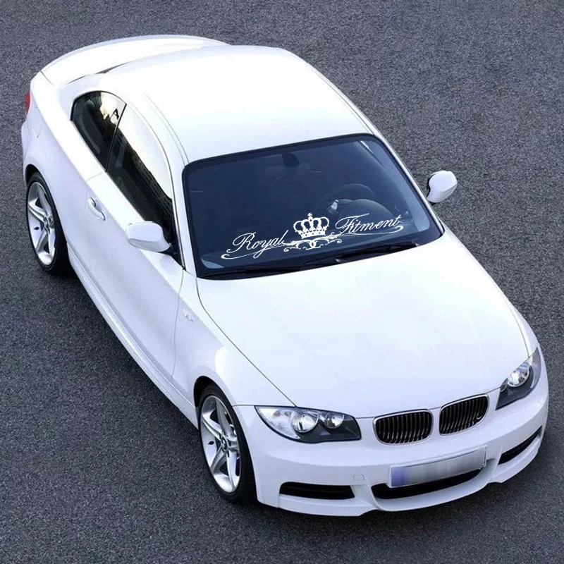 CS40081# Die-cut Vinyl Decal Royal fitment Car Sticker Waterproof Auto Decors on Bumper Rear Window