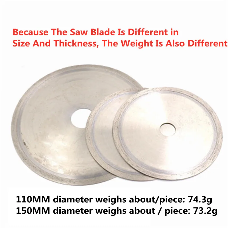 Lame de scie circulaire diamant ultra-mince, disque d'arbre de coupe, disques de diversification pour les gemmes d'agate, outils de coupe et de polissage diversifiés, 1PC