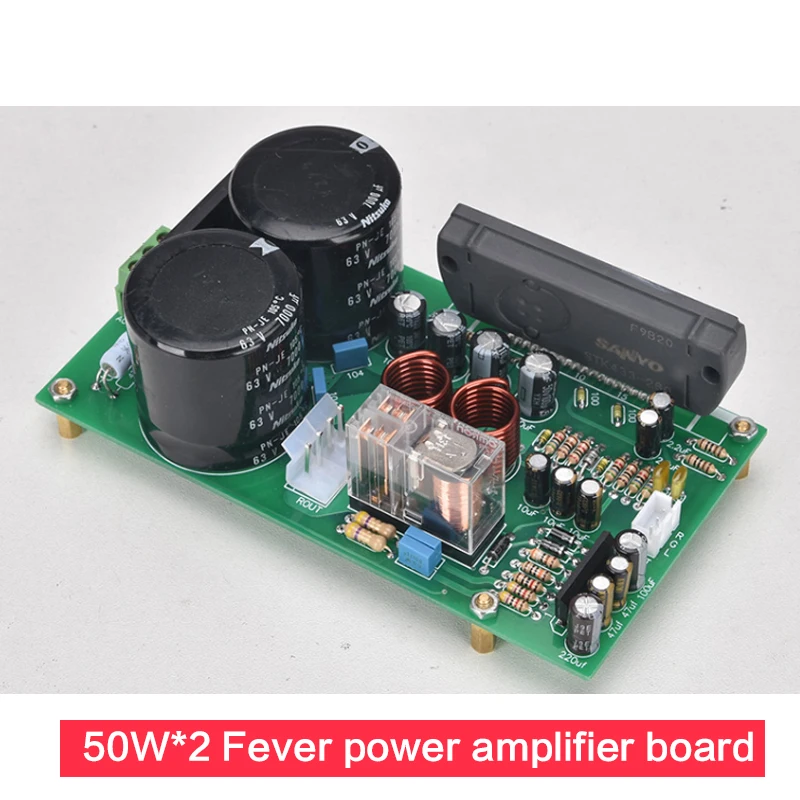 

50W*2 DIY Digital Audio Power Amplifier Board Fever Grade STK433-260 Thick Film HIFI Power Amplifier Kit/finished Board